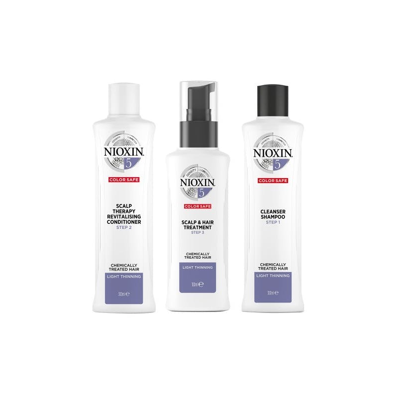 Nioxin Starter Set System 5 For Frizzy Untreated Hair 150 ml + 150 ml + 50 ml