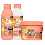 Garnier Fructis Hair Food Pineapple Shampoo, Conditioner &amp; Mask 2 x 350 ml + 400 ml