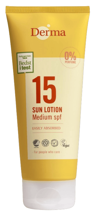 Derma Sun Sollotion Mellem SPF15 200 ml