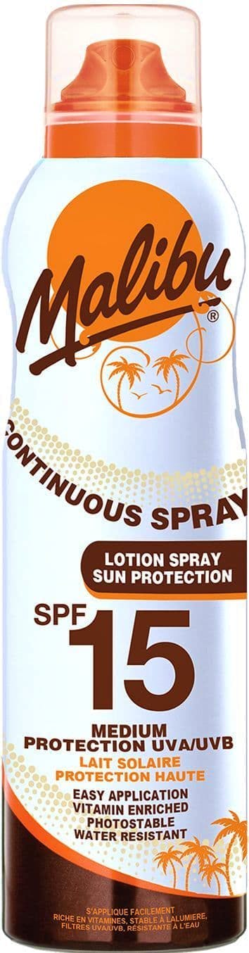 Malibu Continuous Sun Lotion Spray SPF15 175 ml