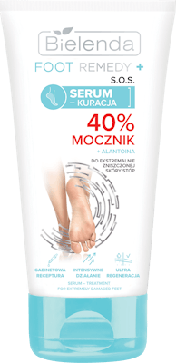Bielenda Foot Remedy S.O.S. Serum Treatment For Extremely Damaged Foot Skin 40% Urea 50 ml