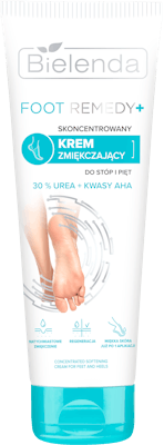 Bielenda Foot Remedy Concentrated Softening Cream For Feet And Heels 30% Urea + AHA Acids 75 ml