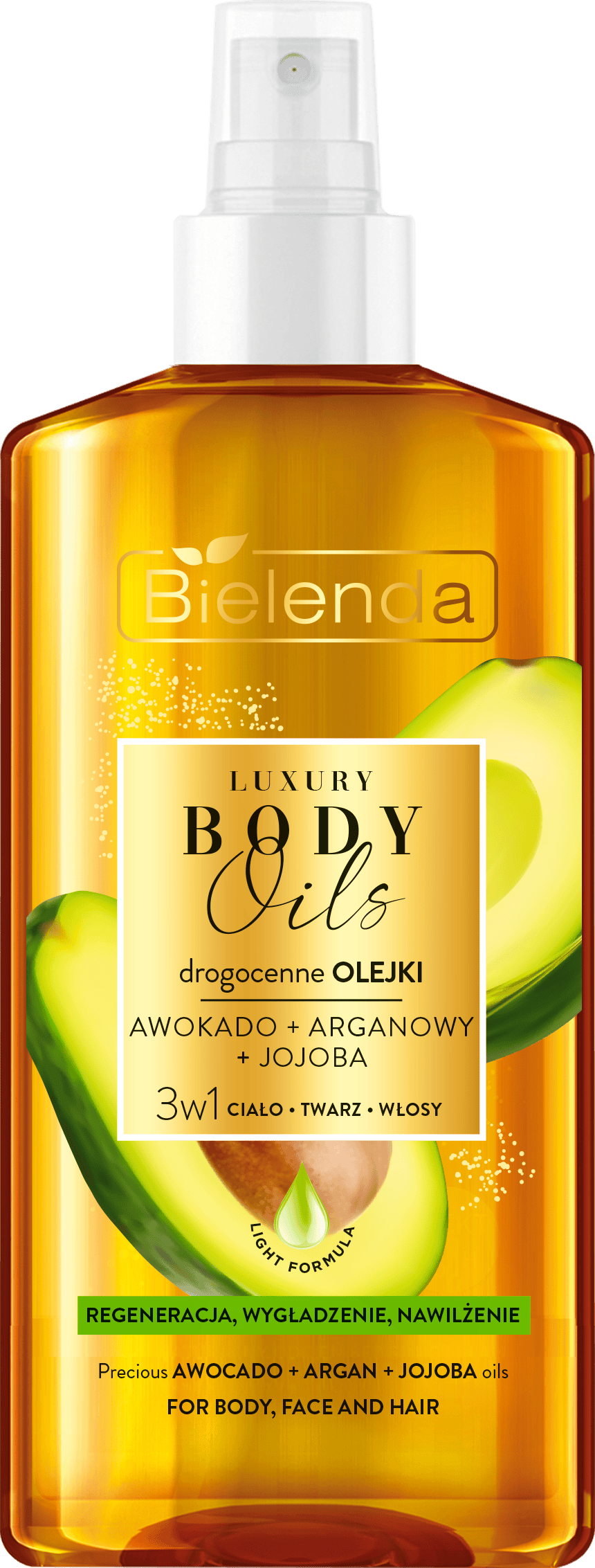 Bielenda Luxury Body Oils Drogocenne Olejki Awokado + Arganowy + Jojoba 150 ml