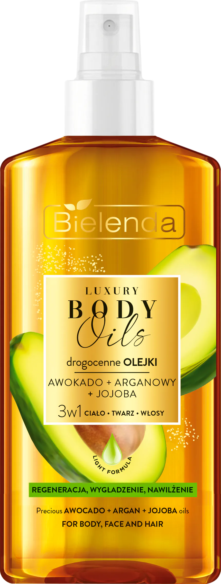 Bielenda Luxury Body Oils Drogocenne Olejki Awokado + Arganowy + Jojoba 150 ml