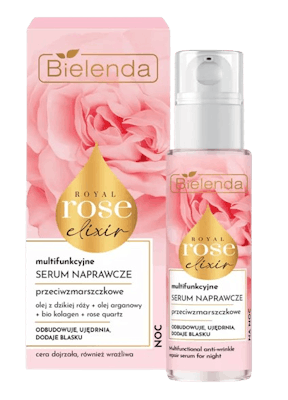 Bielenda Royal Rose Elixir Multifunctional Anti-Wrinkle Repair Serum For Night 30 ml