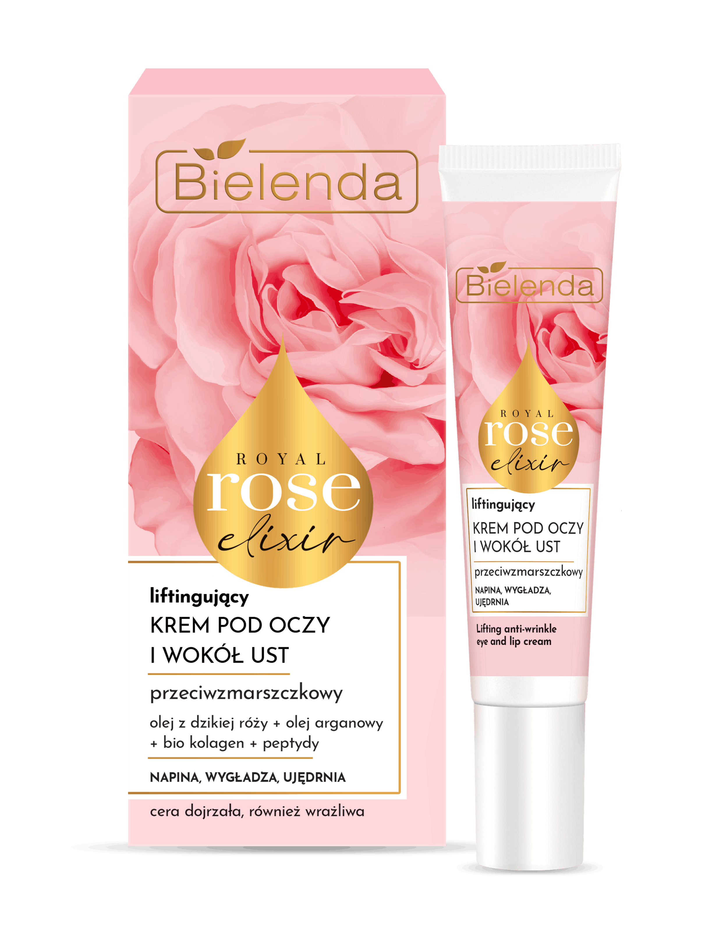 Bielenda Royal Rose Elixir Anti-Wrinkle Lifting Cream Under Eyes And ...