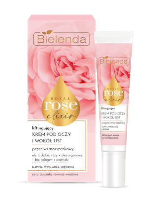 Bielenda Royal Rose Elixir Anti-Wrinkle Lifting Cream Under Eyes And Around Lips 15 ml