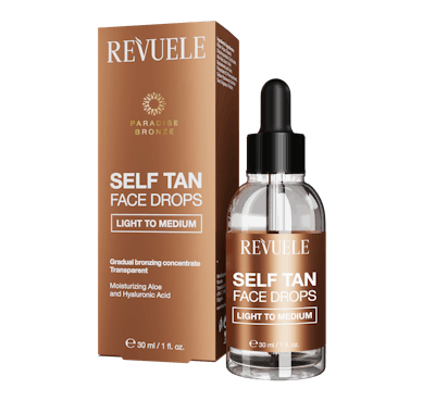 Revuele Self Tan Face Drops Light To Medium 30 ml