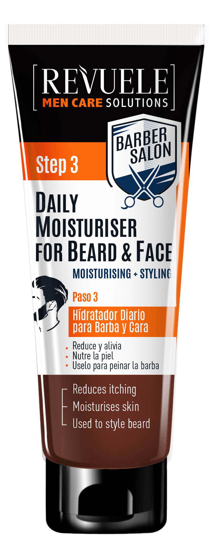 Revuele Men Step 3 Daily Beard & Face Moisturiser 80 ml