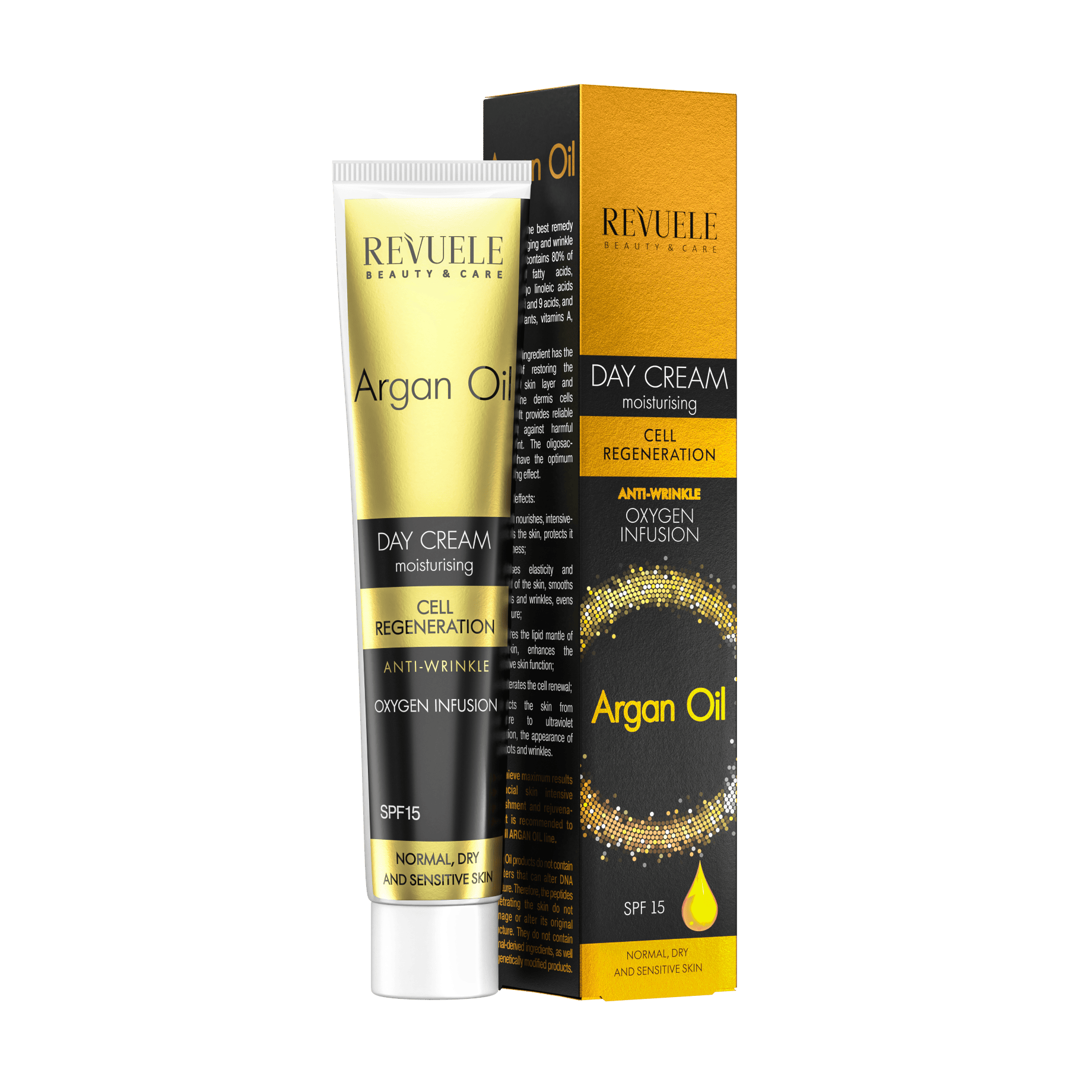 Revuele Argan Oil Cell Regeneration Moisturising Day Cream 50 ml