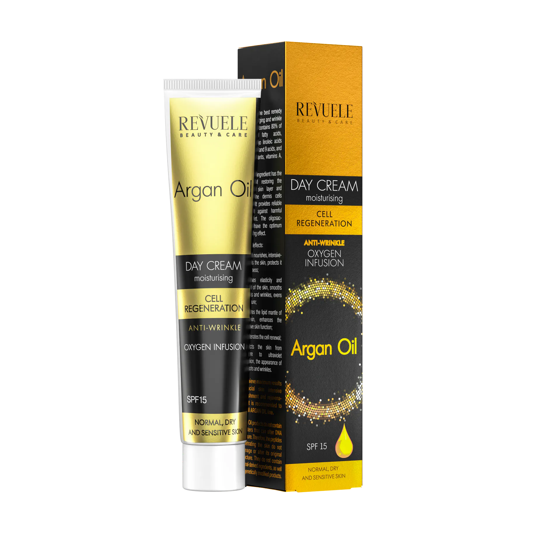 Revuele Argan Oil Cell Regeneration Moisturising Day Cream 50 ml