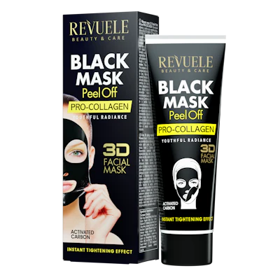 Revuele Black Mask Peel Off Pro-Collagen 80 ml