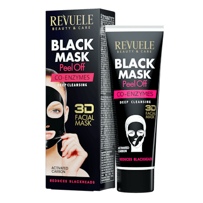 Revuele Black Mask Peel Off Co-Enzymes 80 ml