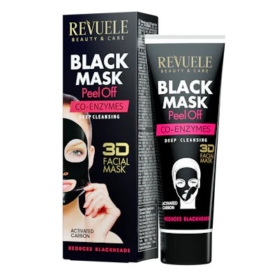 Revuele Black Mask Peel Off Co-Enzymes 80 ml