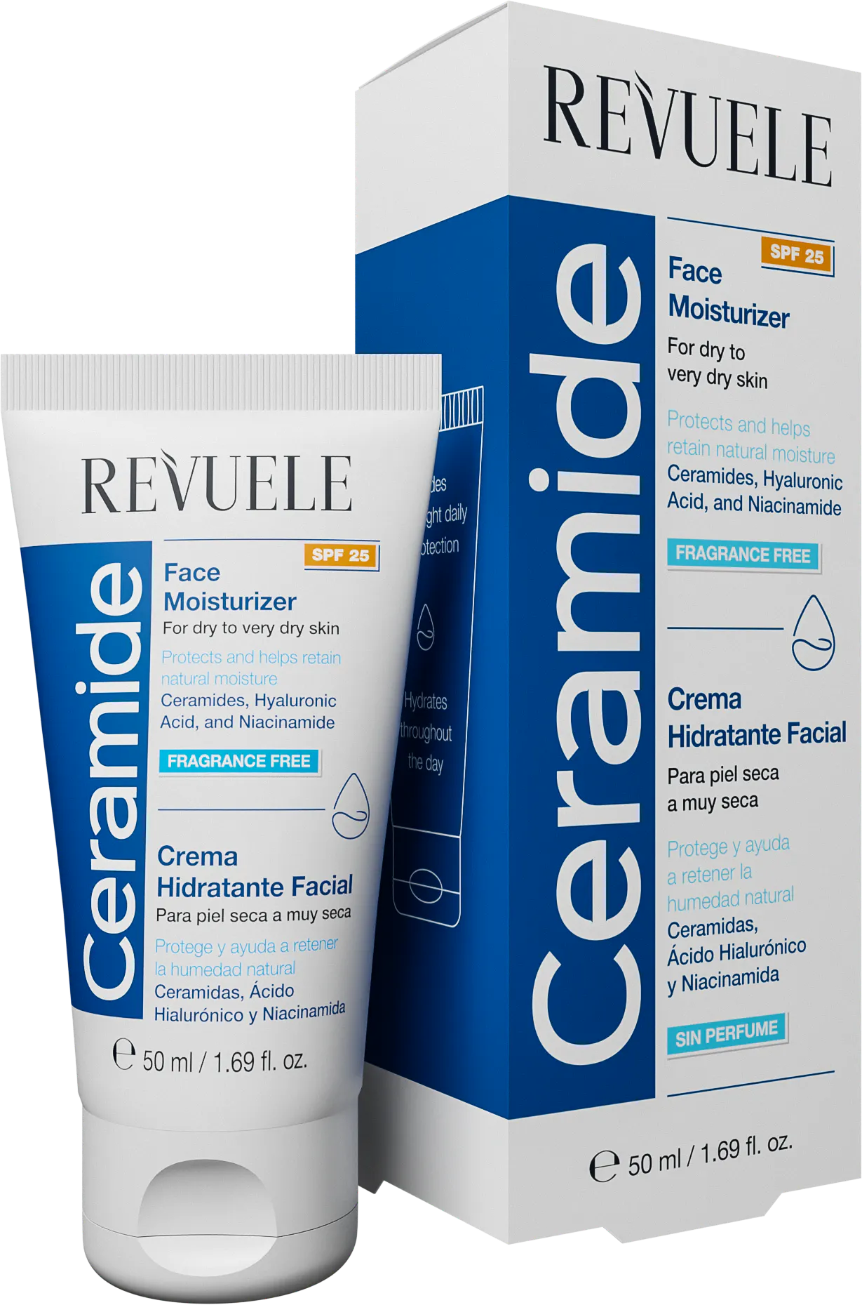 Revuele Ceramide Face Moisturizer SPF25 50 ml