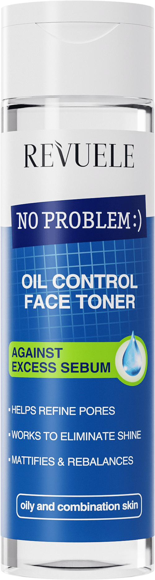 Revuele No Problem Oil Control Face Toner Against Excess Sebum 200 ml