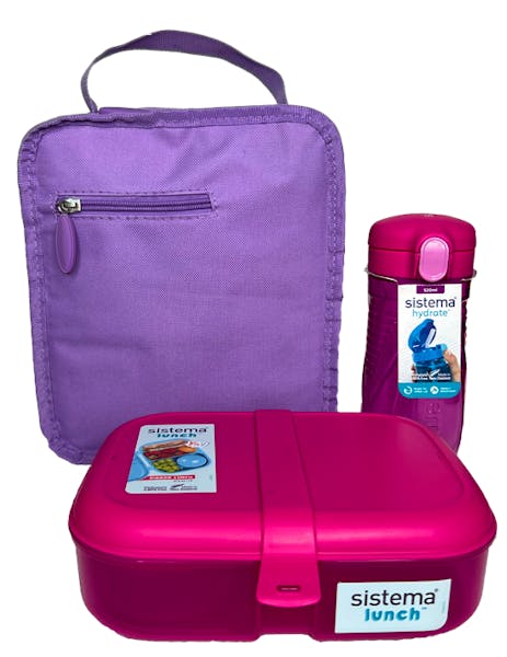 Sistema LunchTime Purple & Pink 3 stk