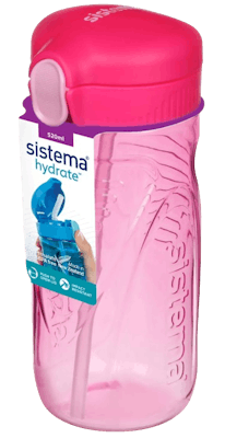 Sistema Tritan Quick Flip Bottle Pink 520 ml 1 kpl