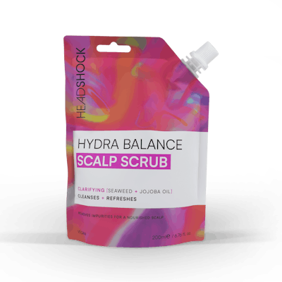 Head Shock Hydra Balance Scalp Scrub -Seaweed &amp; Jojoba Oil 200 ml