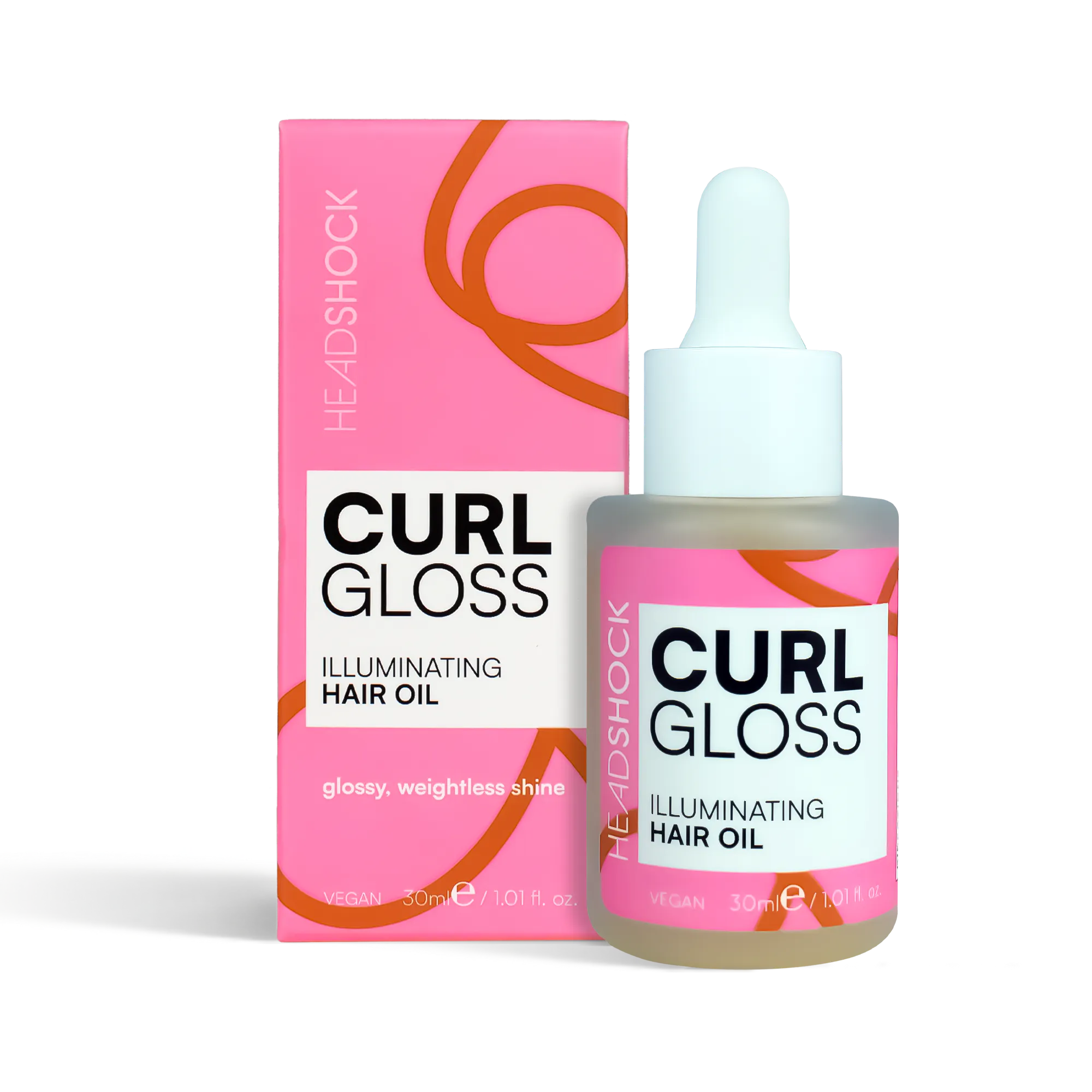 Head Shock Curl GlossIlluminating Hair Oil 30 ml