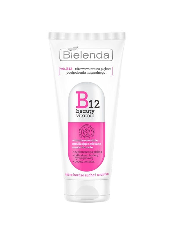 Bielenda B12 Beauty Vitamin Highly Moisturizing Milky Body Butter With Vitamins 200 ml