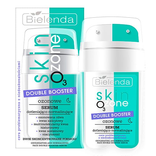 Bielenda Skin O3 Zone Double Booster Ozone Oxygenating And Normalizing Serum 2 x 7,5 ml