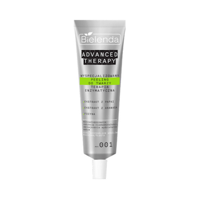 Bielenda Advanced Therapy Specialized Facial Scrub Enzyme Therapy 001 For Oversensitive Oily And Combination Skin 30 ml
