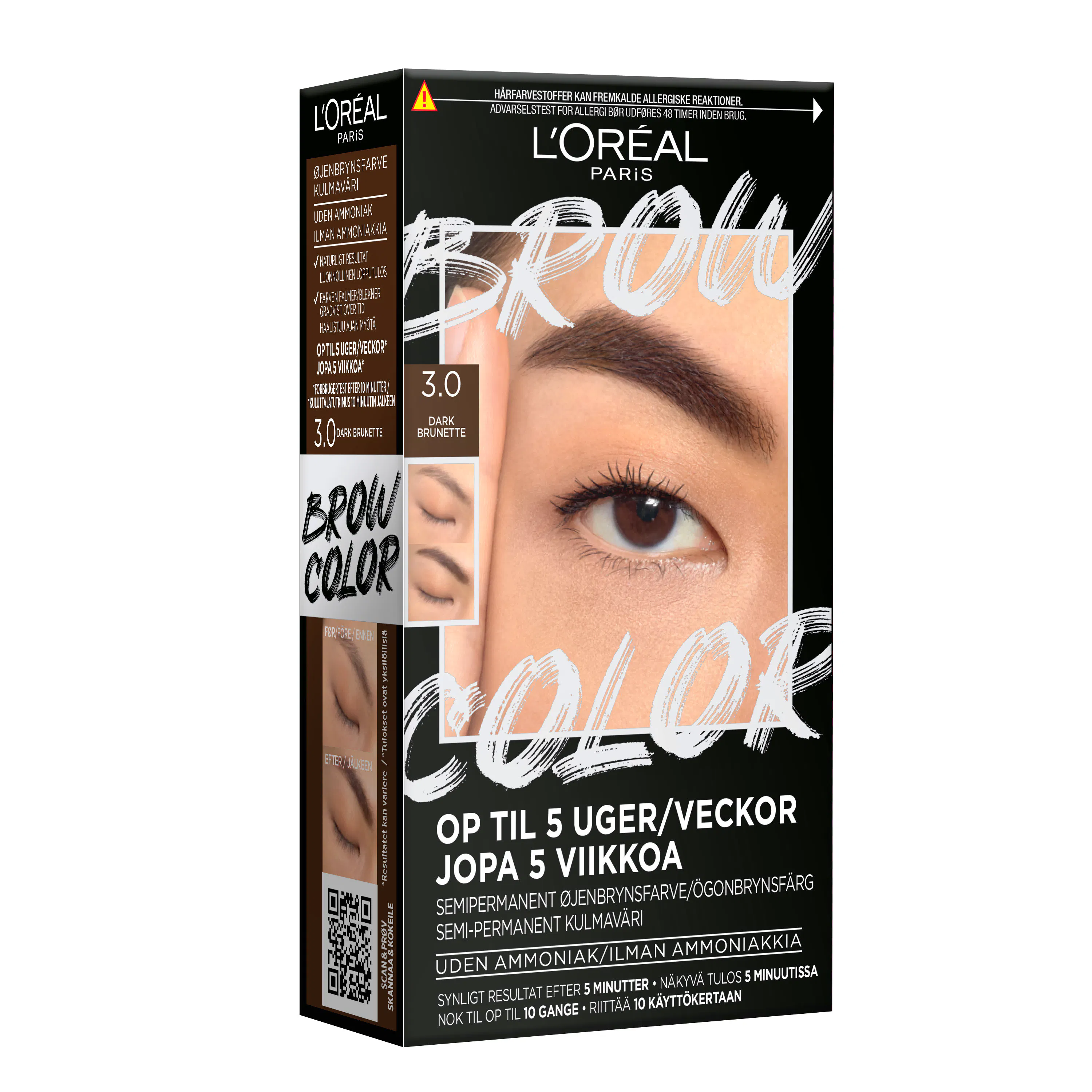 L'Or&eacute;al Paris Brow Color Semi Permanent Eyebrow Color 3.0 Dark Brunette 1 pcs