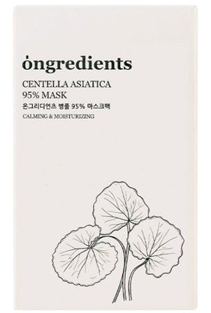 Ongredients Centella Asiatica 95% Mask 1 st