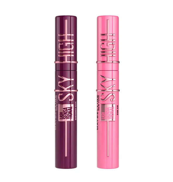 Maybelline Lash Sensational Sky High Mascara Pink Air & Burgundy Haze 2 x 7,2 ml