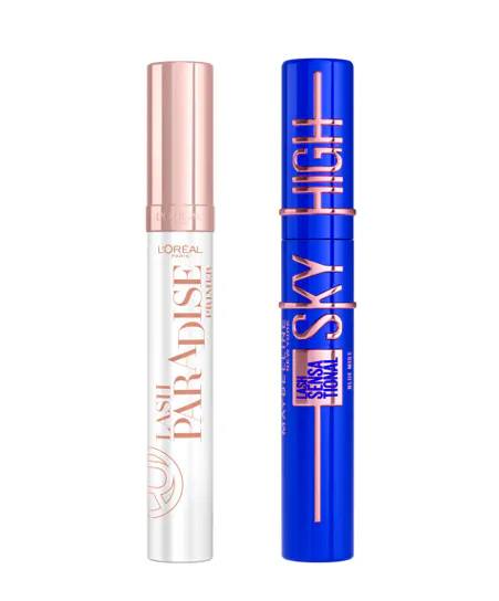 Luxplus Paradise Mascara Primer & Lash Sensational Sky High Mascara Blue Mist 2 pcs
