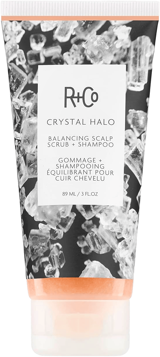 R+Co Crystal Halo Balancing Scalp Scrub + Shampoo 89 ml