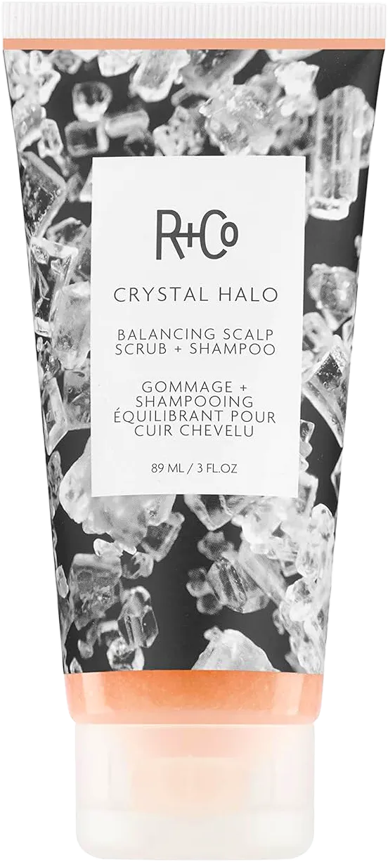 R+Co Crystal Halo Balancing Scalp Scrub + Shampoo 89 ml