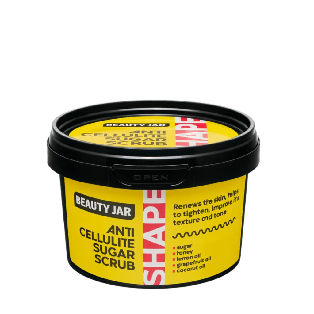 Beauty Jar Shape Anti-Cellulite Sugar Scrub 250 g
