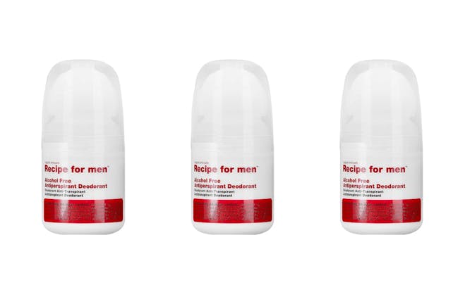 Recipe For Men Antiperspirant Deodorant 3 x 60 ml