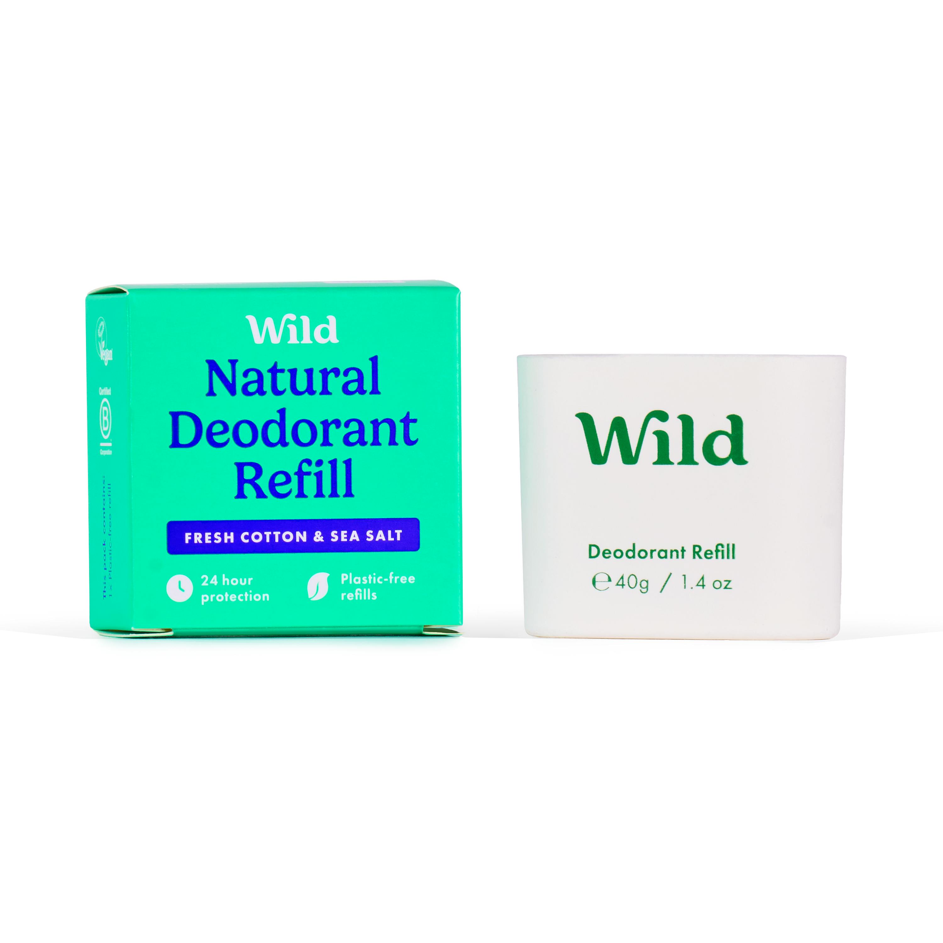 Wild Fresh Cotton & Sea Salt Deo Refill 40 g