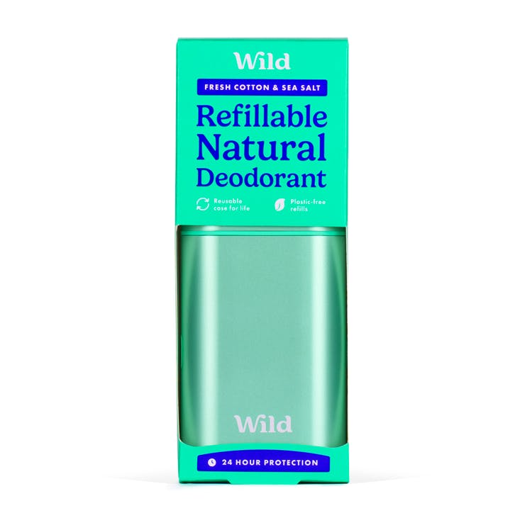 Wild Aqua Case And Fresh Cotton & Sea Salt Deo Starter Pack 40 g