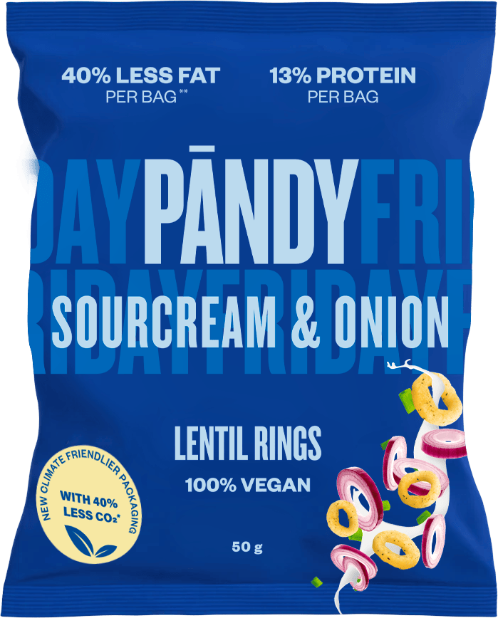 Pandy Lentil Rings Sourcream & Onion 50 g