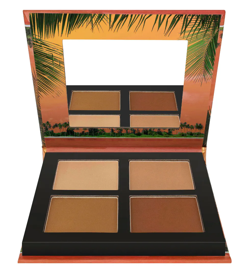 W7 Honolulu Silhouette Bronze And Contour Palette 1 pcs