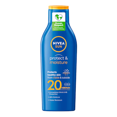 NIVEA Sun Protect & Moisture Sun Lotion SPF20 200 ml