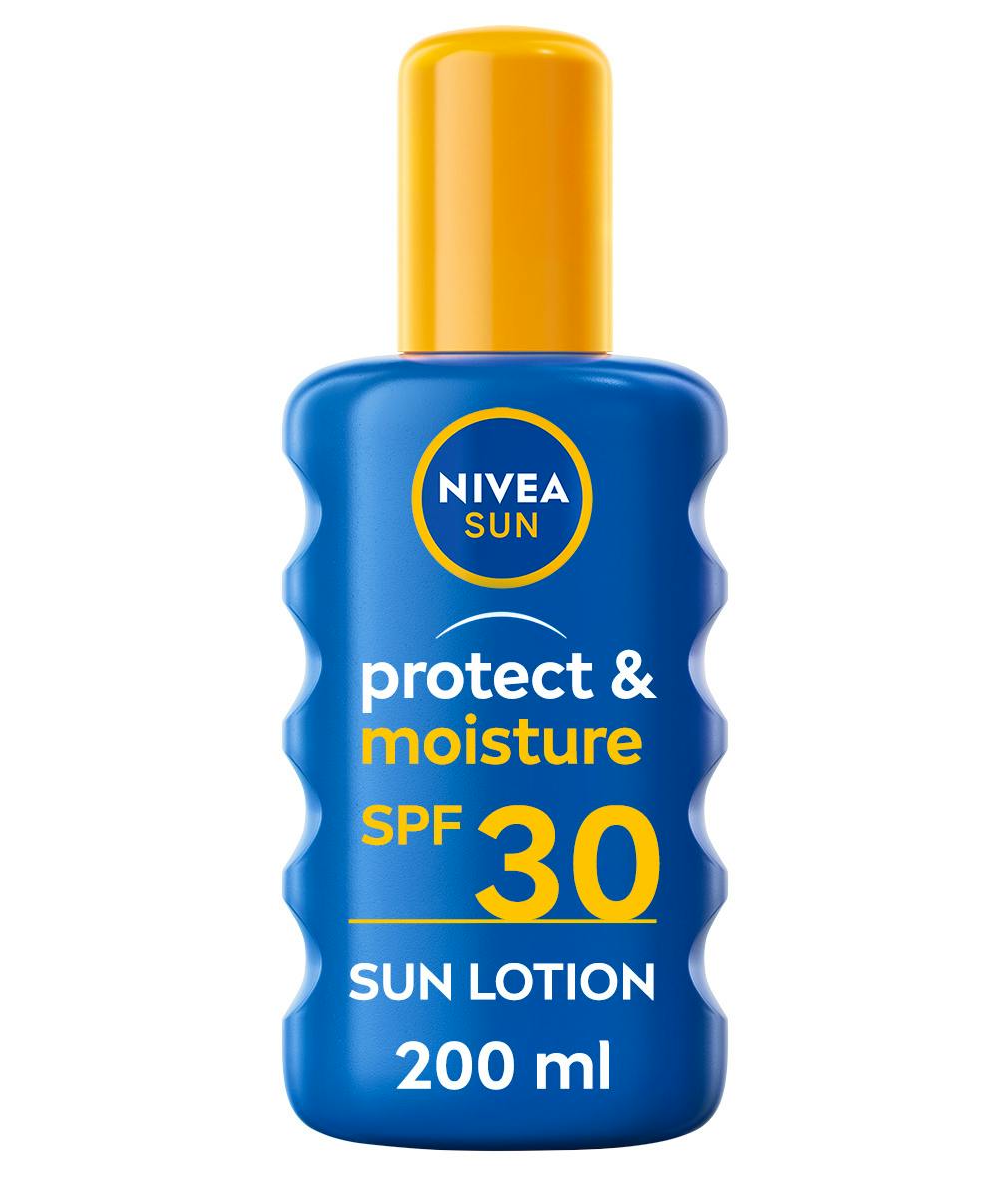 NIVEA Sun Protect & Moisture Sun Spray SPF30 200 ml