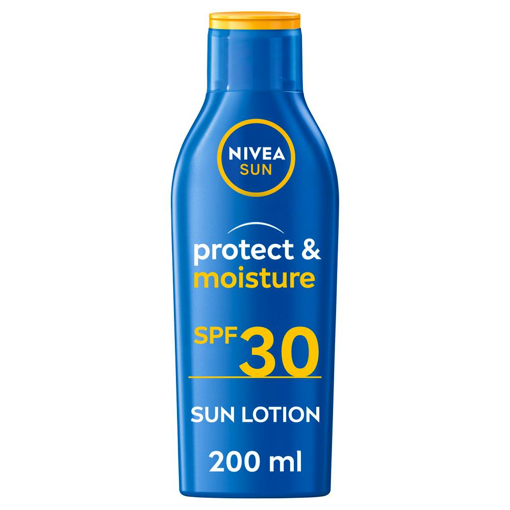 NIVEA Sun Protect & Moisture Sun Lotion SPF30 200 ml