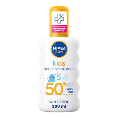 Nivea Sun Kids Sensitive Protect &amp; Play Sun Spray SPF50 200 ml