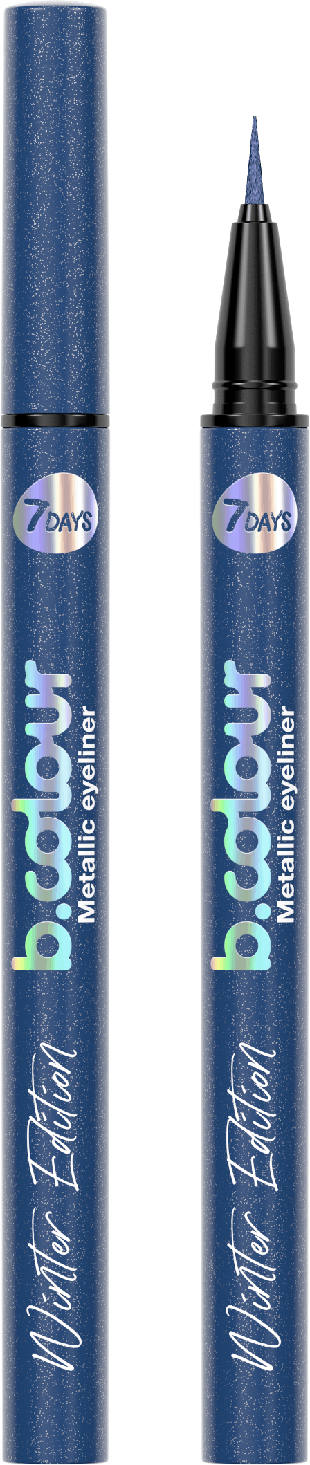 7Days B.COLOUR Waterproof Metallic Eyeliner 01 Snowman 0,5 g