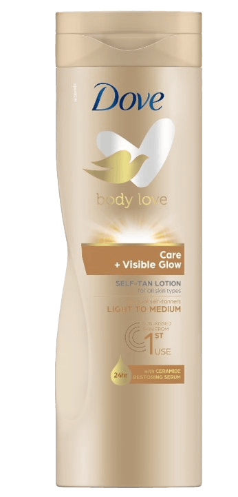 Dove Visible Glow Self-Tan Lotion Fair Medium Skin 400 ml