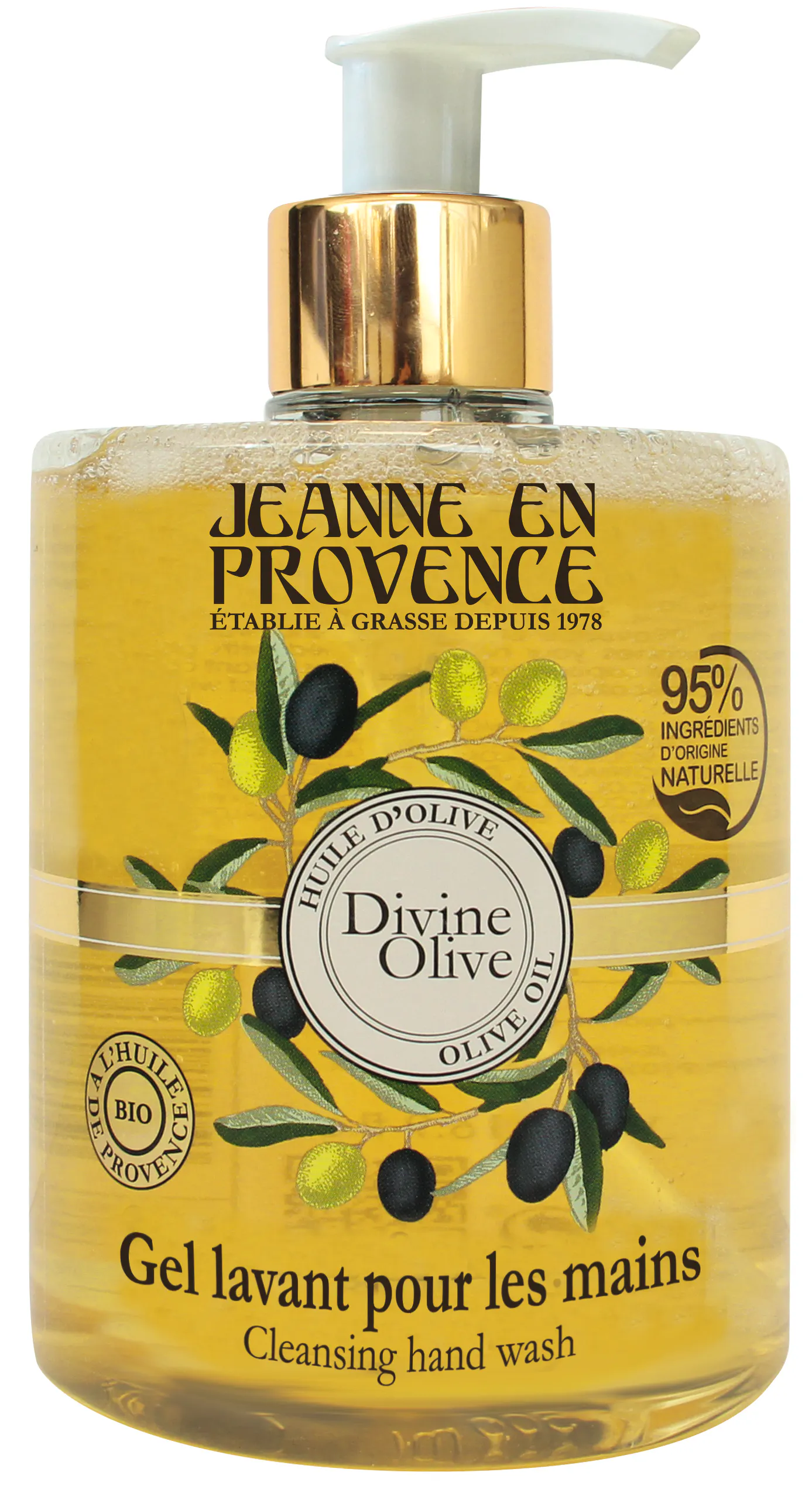 Jeanne en Provence Divine Olive Hand Wash Gel 500 ml