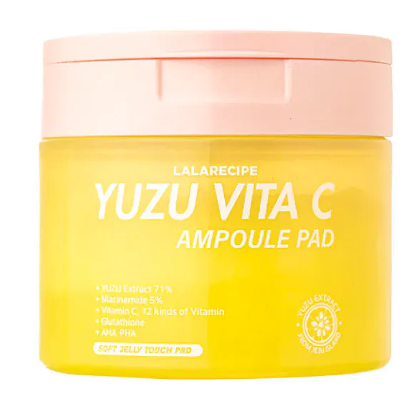 Lala Recipe Yuzu Vita C Ampoule Pad 80 pcs