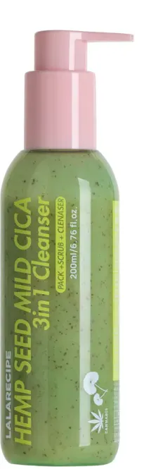 Lala Recipe Hemp Seed Cica 3 in 1 Cleanser 200 ml