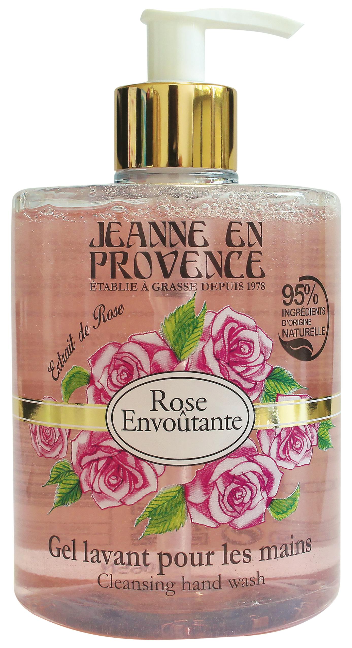 Jeanne en Provence Rose Hand Wash Gel 500 ml