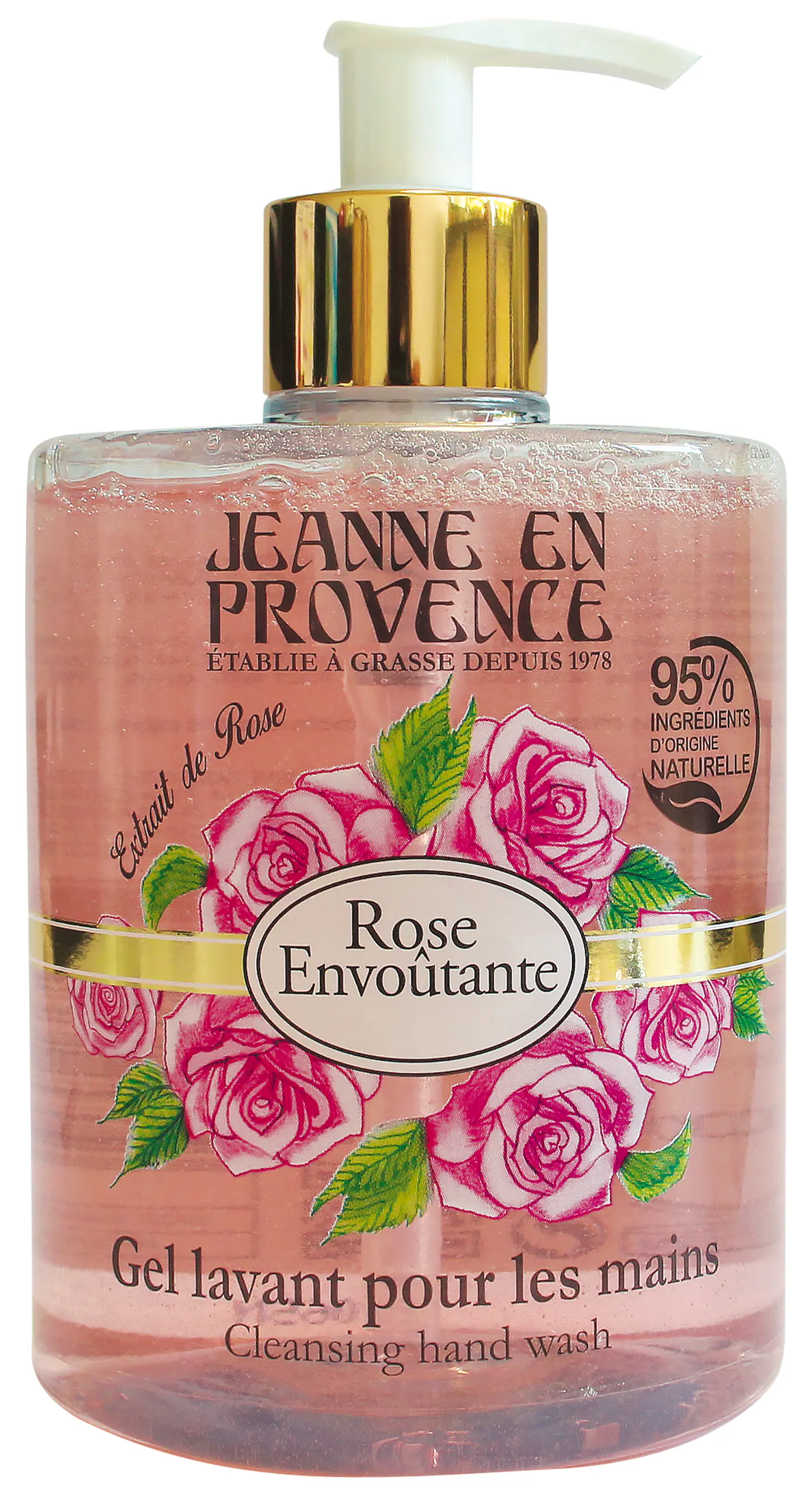 Jeanne en Provence Rose Hand Wash Gel 500 ml